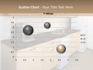 A Kitchen With A Microwave, Toaster, Toaster And Coffee Maker PowerPoint Template
