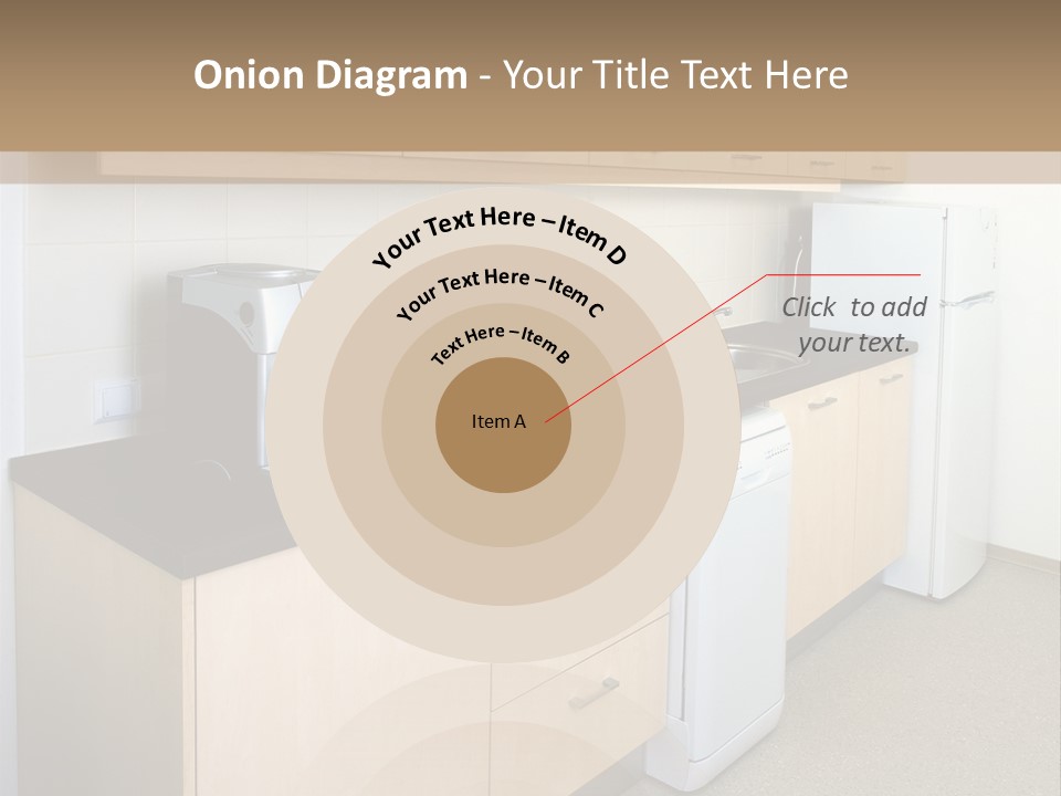 A Kitchen With A Microwave, Toaster, Toaster And Coffee Maker PowerPoint Template