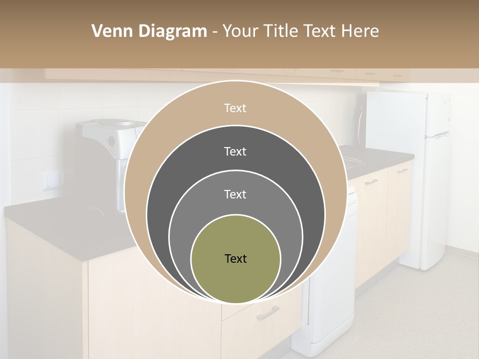 A Kitchen With A Microwave, Toaster, Toaster And Coffee Maker PowerPoint Template