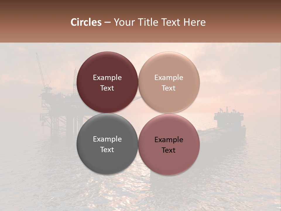 A Large Ship In The Middle Of A Body Of Water PowerPoint Template