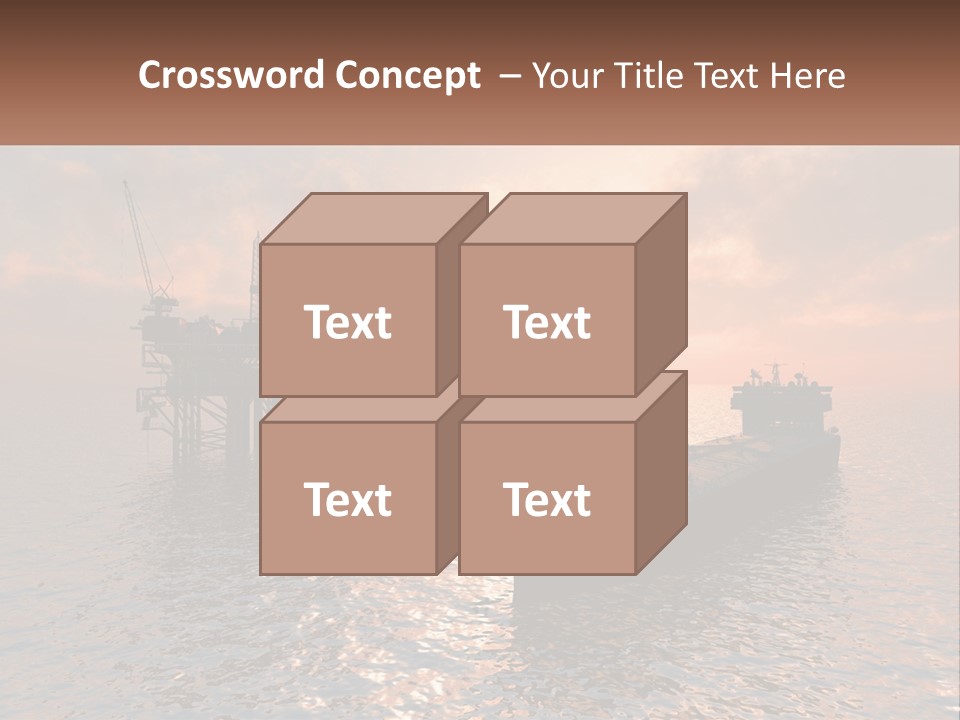 A Large Ship In The Middle Of A Body Of Water PowerPoint Template