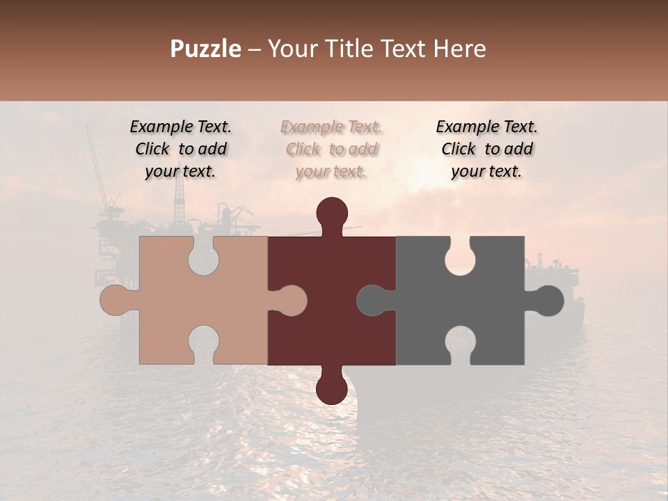 A Large Ship In The Middle Of A Body Of Water PowerPoint Template