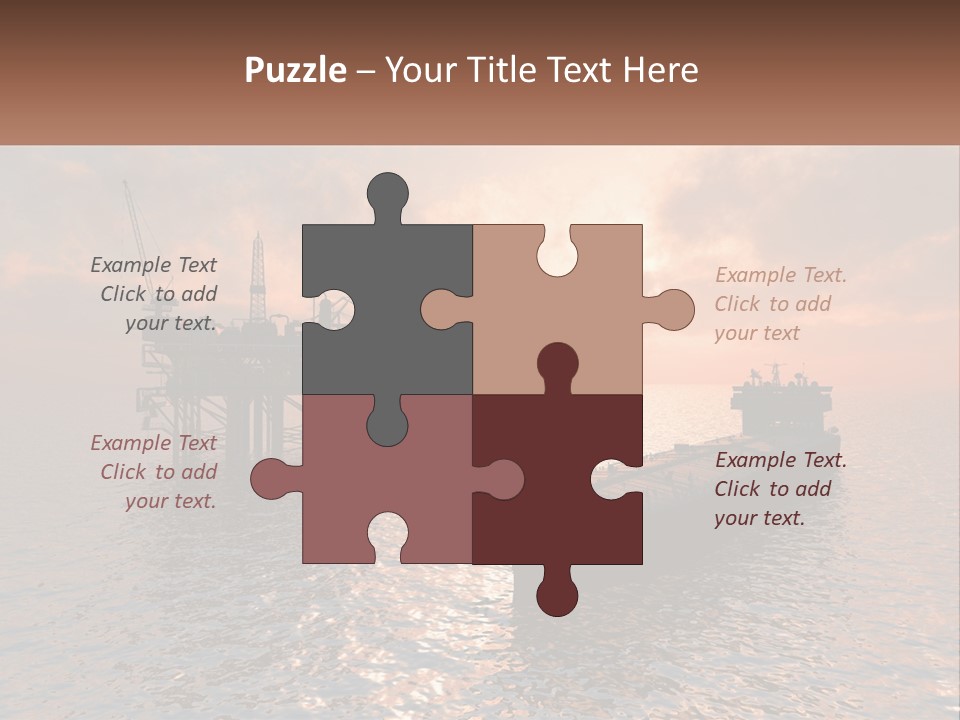 A Large Ship In The Middle Of A Body Of Water PowerPoint Template