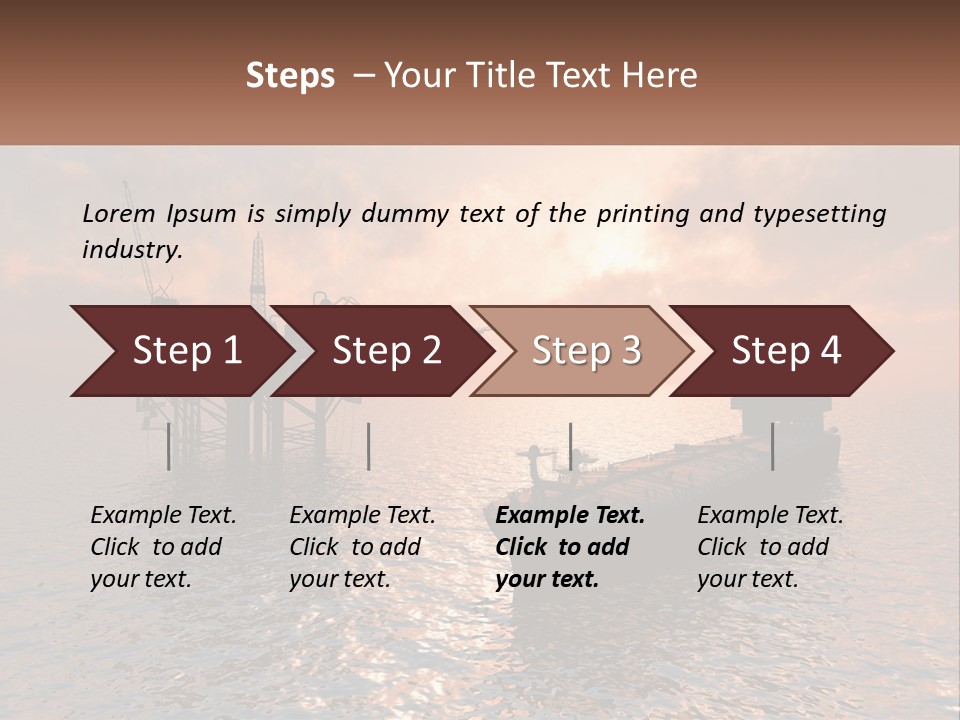 A Large Ship In The Middle Of A Body Of Water PowerPoint Template