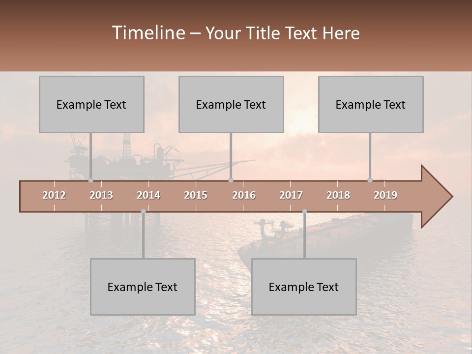 A Large Ship In The Middle Of A Body Of Water PowerPoint Template