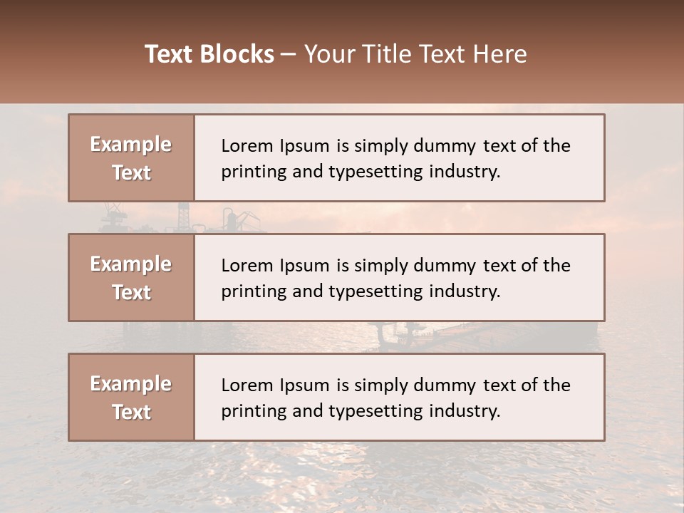 A Large Ship In The Middle Of A Body Of Water PowerPoint Template