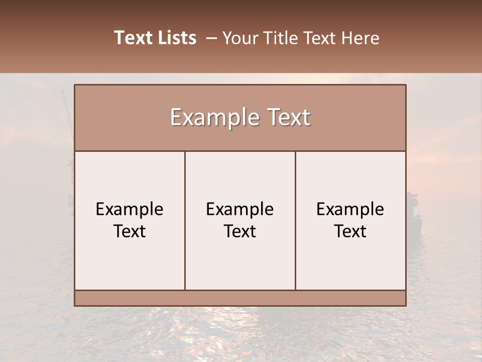 A Large Ship In The Middle Of A Body Of Water PowerPoint Template