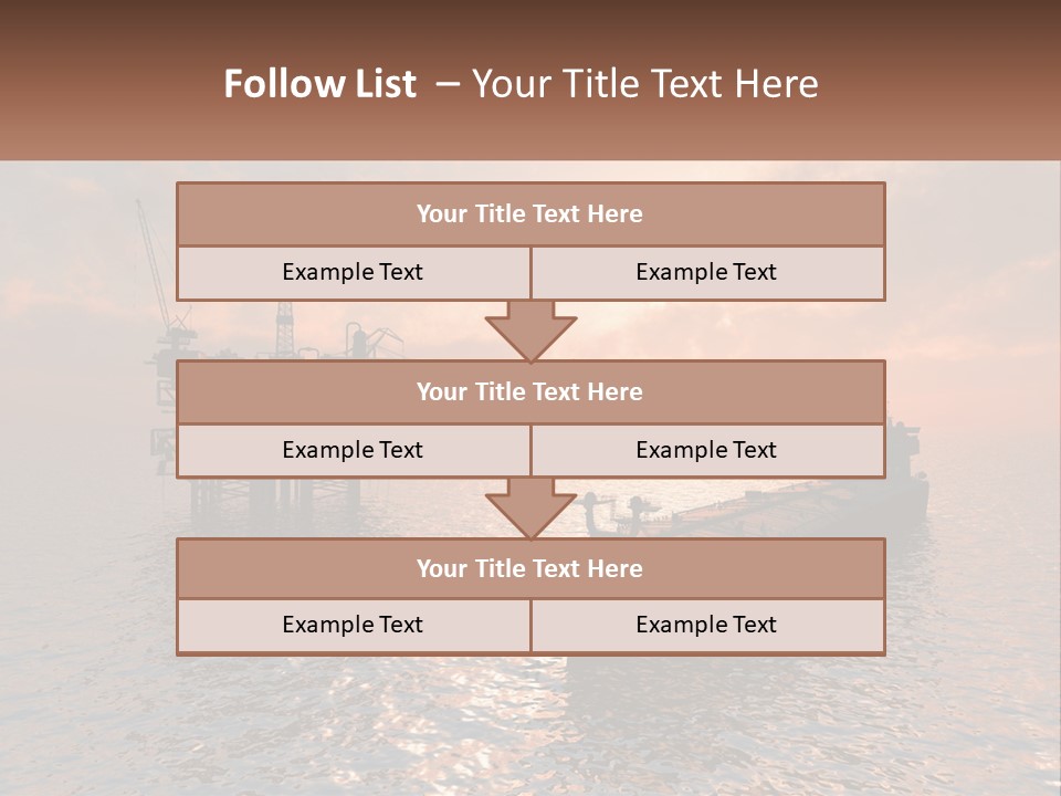 A Large Ship In The Middle Of A Body Of Water PowerPoint Template