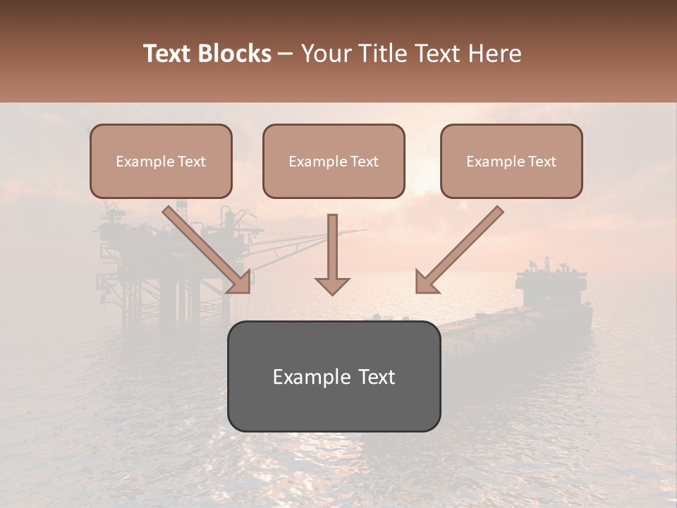 A Large Ship In The Middle Of A Body Of Water PowerPoint Template