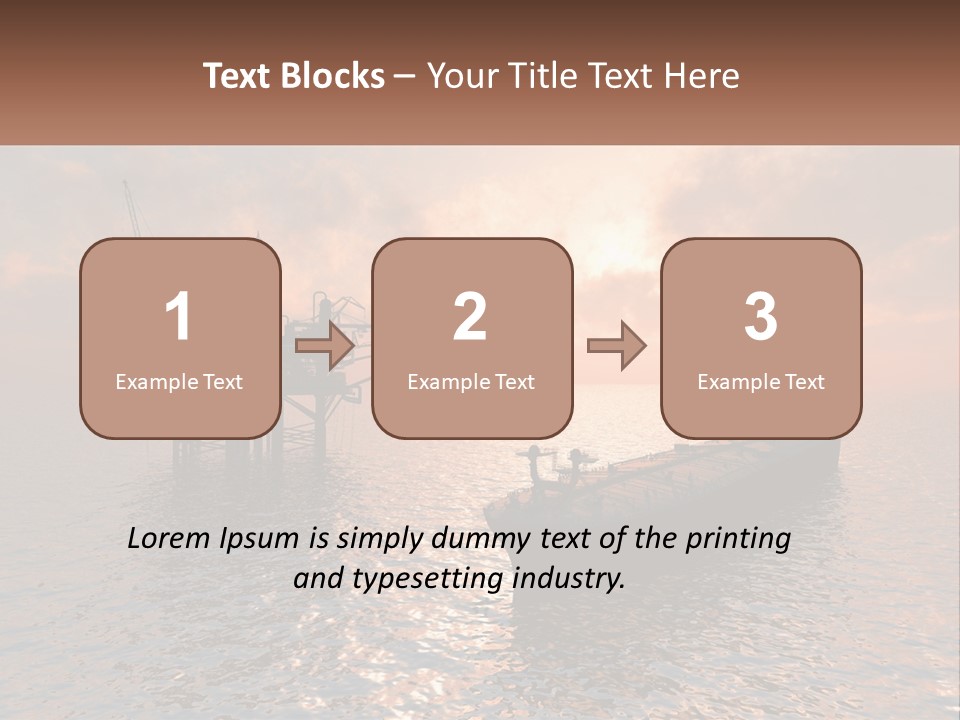 A Large Ship In The Middle Of A Body Of Water PowerPoint Template