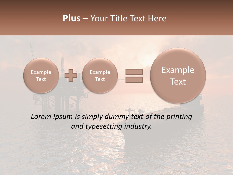 A Large Ship In The Middle Of A Body Of Water PowerPoint Template