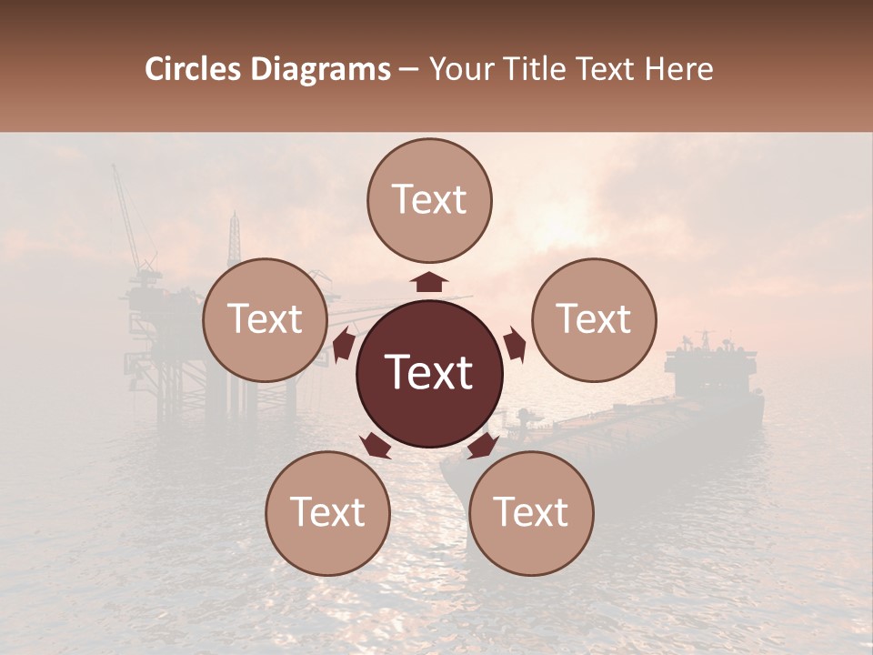 A Large Ship In The Middle Of A Body Of Water PowerPoint Template