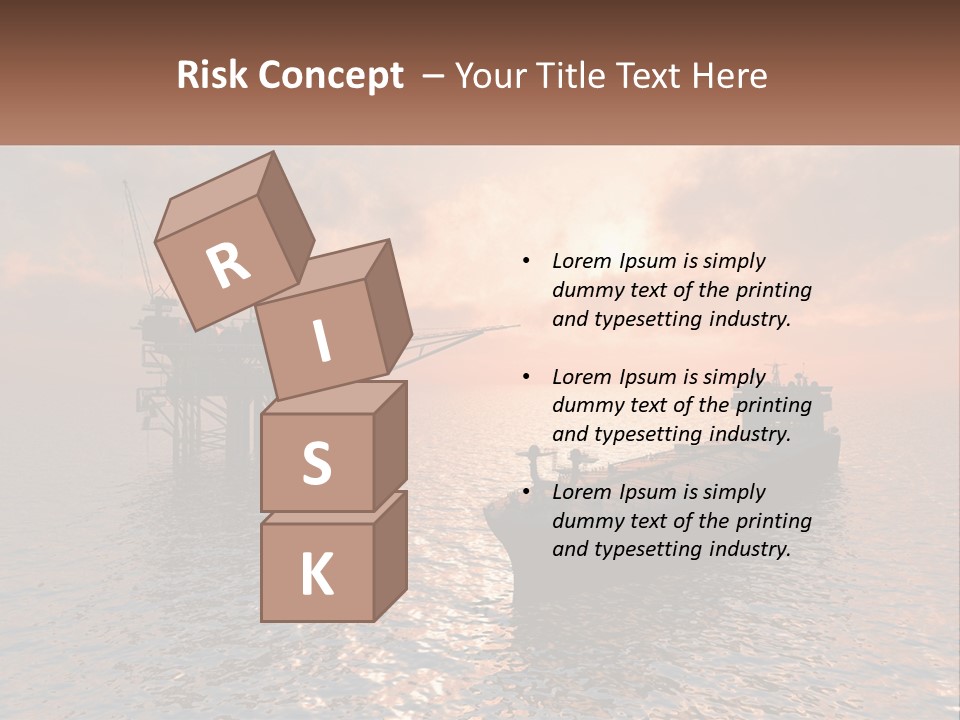 A Large Ship In The Middle Of A Body Of Water PowerPoint Template