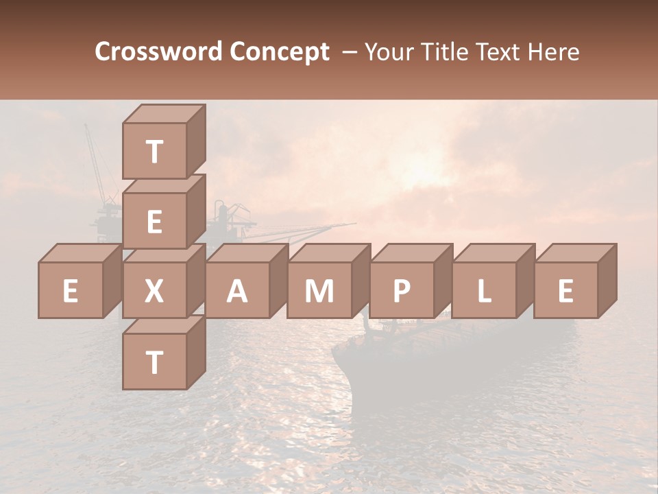 A Large Ship In The Middle Of A Body Of Water PowerPoint Template