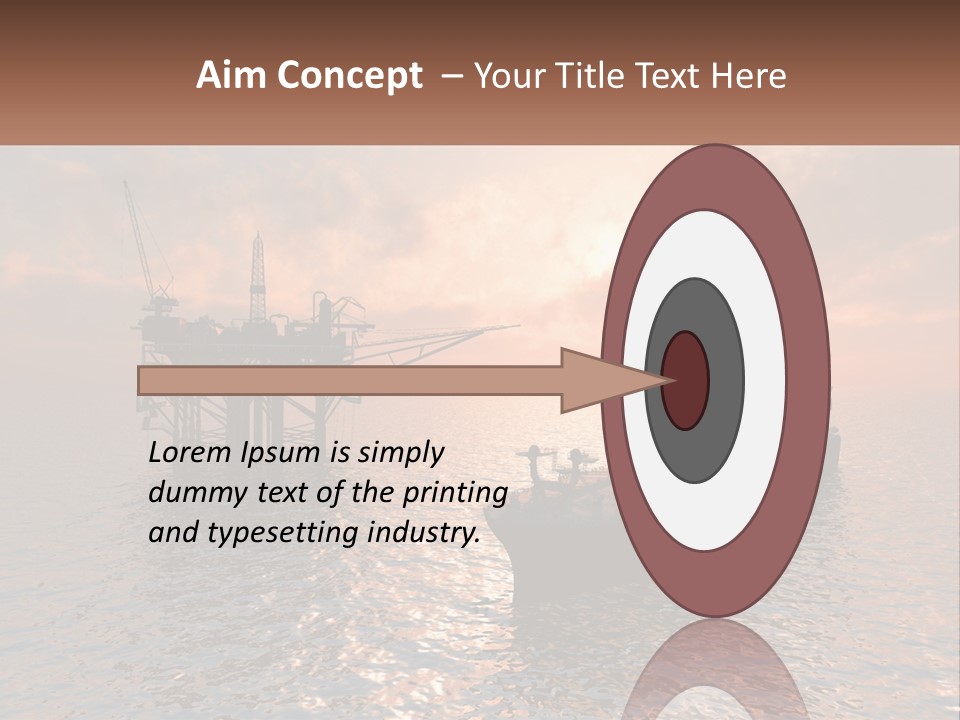 A Large Ship In The Middle Of A Body Of Water PowerPoint Template