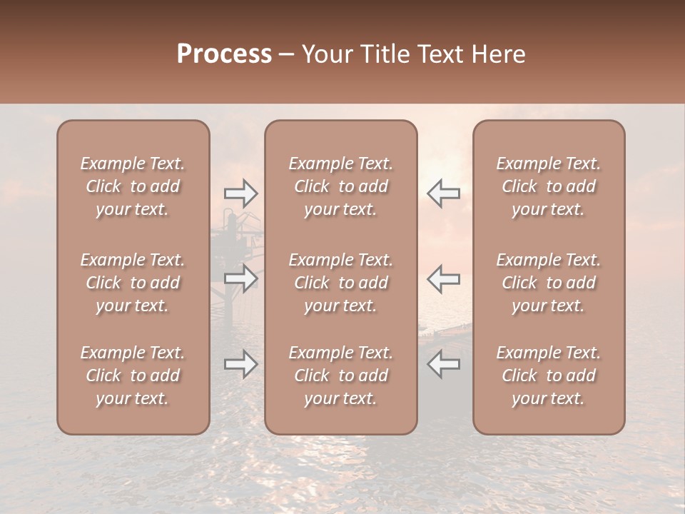 A Large Ship In The Middle Of A Body Of Water PowerPoint Template