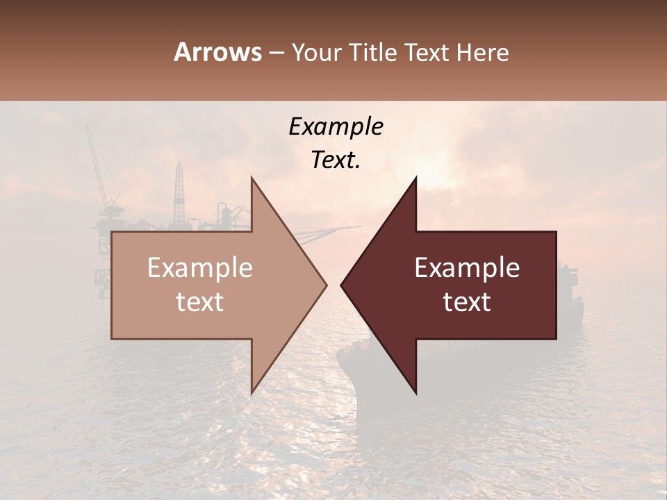 A Large Ship In The Middle Of A Body Of Water PowerPoint Template