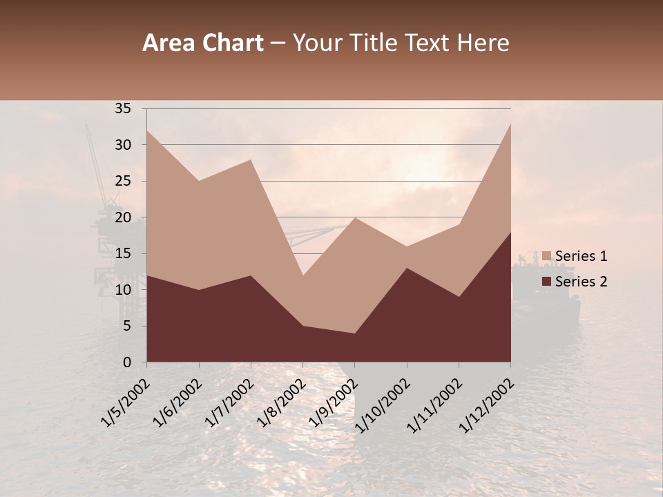 A Large Ship In The Middle Of A Body Of Water PowerPoint Template