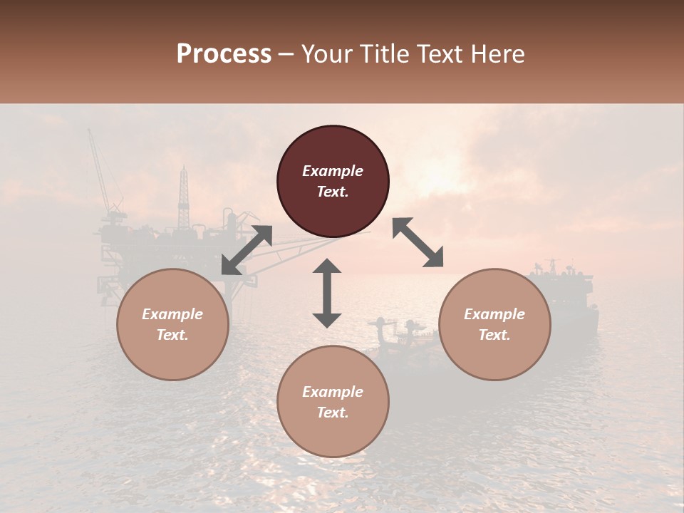 A Large Ship In The Middle Of A Body Of Water PowerPoint Template