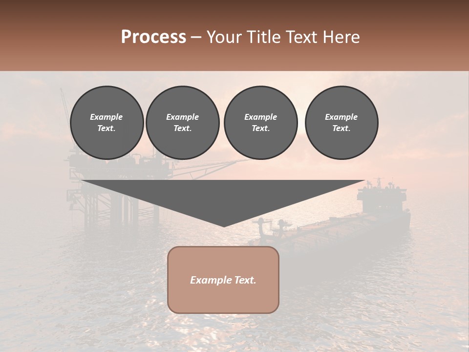 A Large Ship In The Middle Of A Body Of Water PowerPoint Template