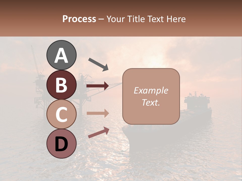 A Large Ship In The Middle Of A Body Of Water PowerPoint Template