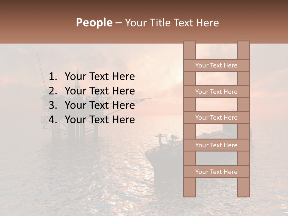 A Large Ship In The Middle Of A Body Of Water PowerPoint Template