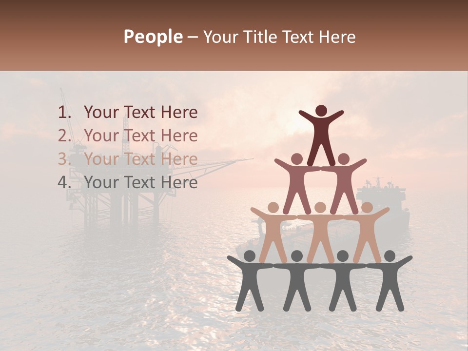 A Large Ship In The Middle Of A Body Of Water PowerPoint Template