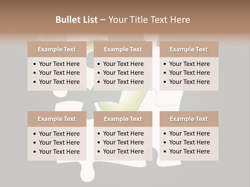 A Person Holding A Piece Of Puzzle With A Light Bulb PowerPoint Template