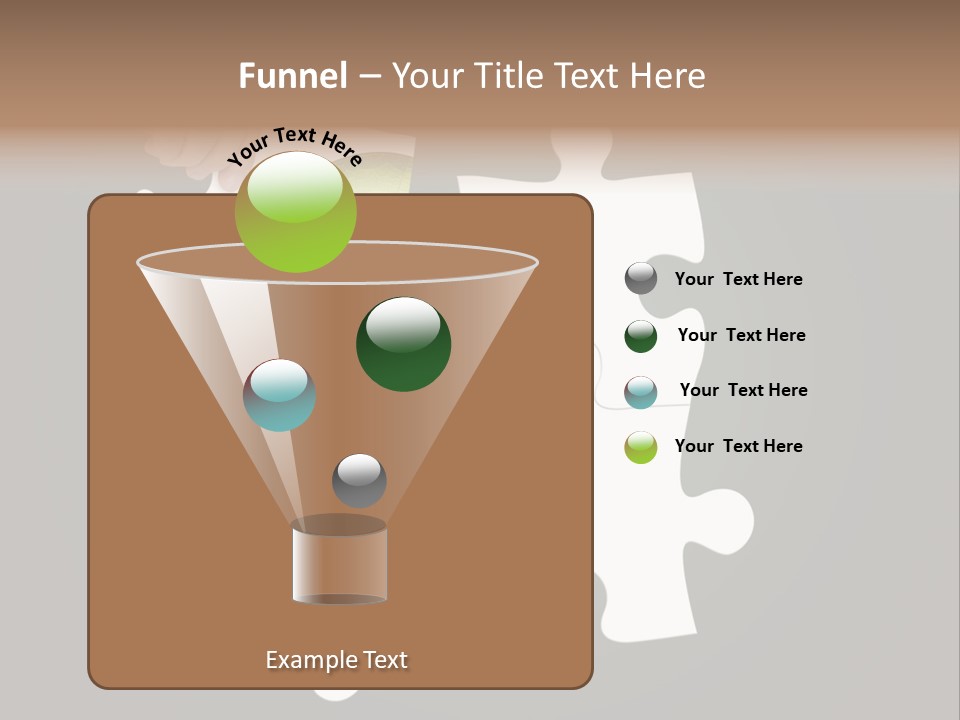 A Person Holding A Piece Of Puzzle With A Light Bulb PowerPoint Template