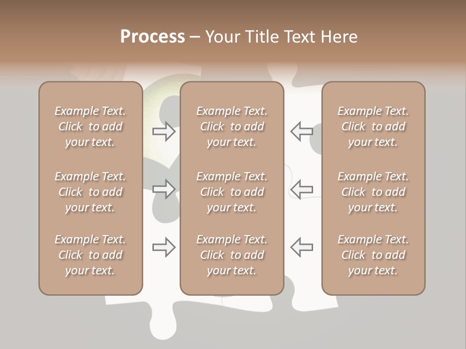 A Person Holding A Piece Of Puzzle With A Light Bulb PowerPoint Template