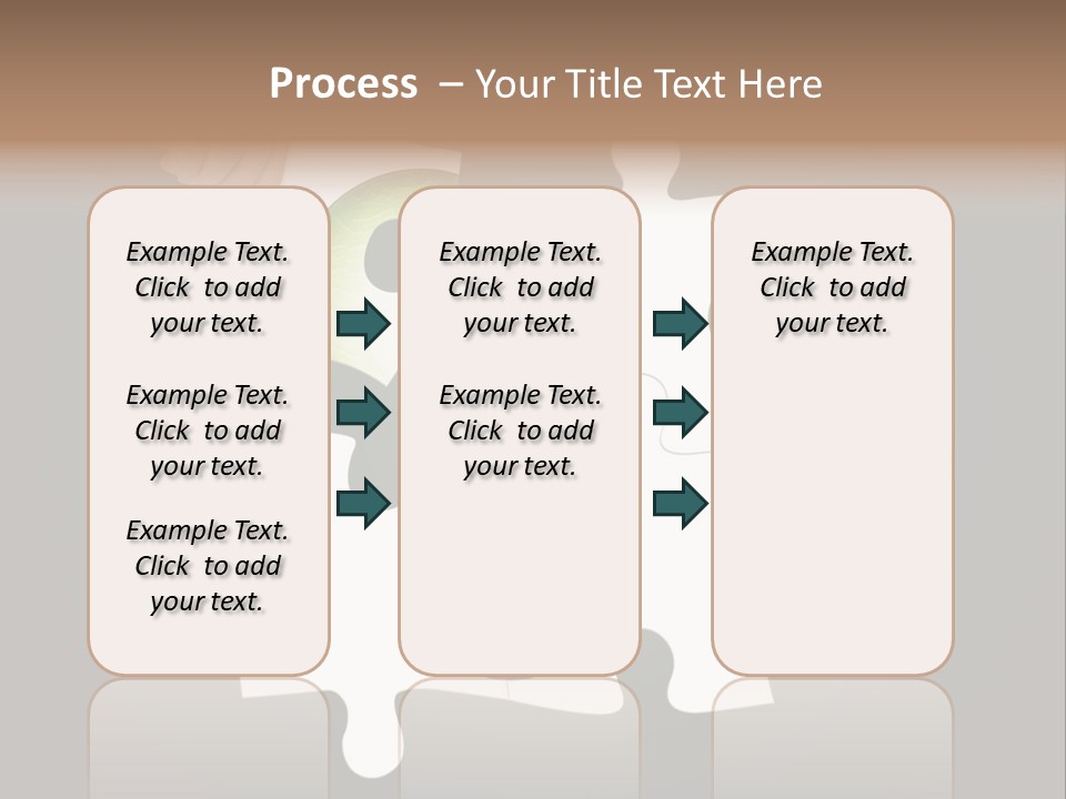 A Person Holding A Piece Of Puzzle With A Light Bulb PowerPoint Template