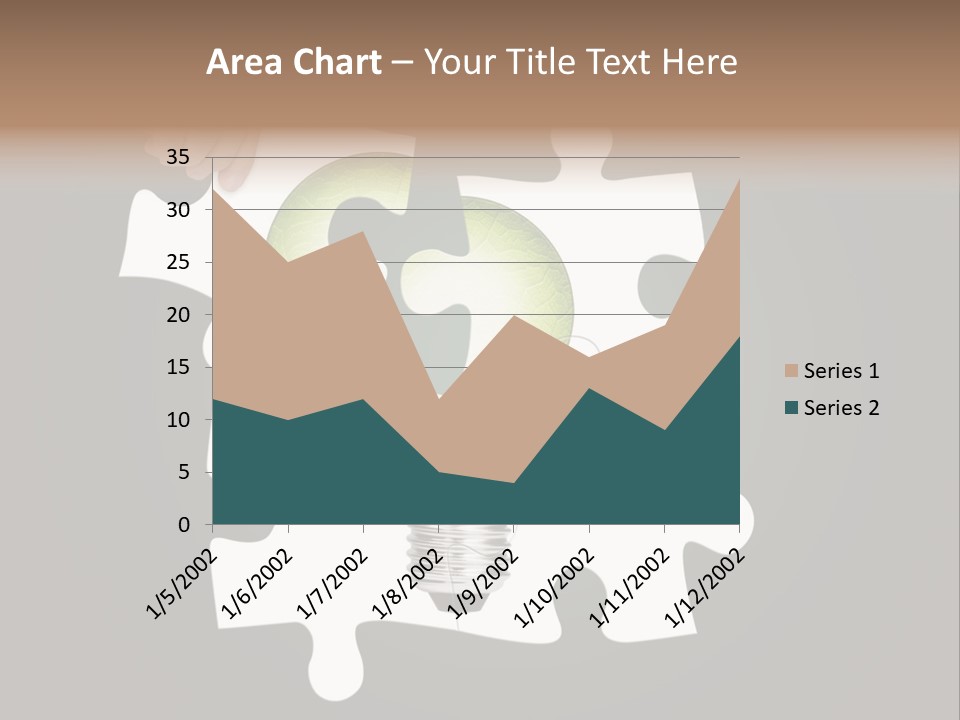 A Person Holding A Piece Of Puzzle With A Light Bulb PowerPoint Template