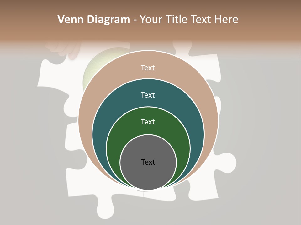 A Person Holding A Piece Of Puzzle With A Light Bulb PowerPoint Template