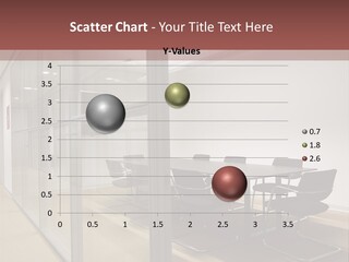 A Conference Room With A Table And Chairs PowerPoint Template