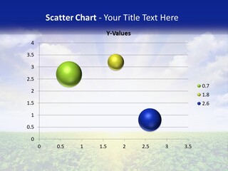 The Sun Shining Over A Field Of Crops PowerPoint Template