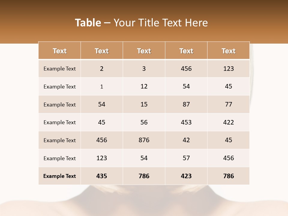 A Woman With Blond Hair And Blue Eyes PowerPoint Template