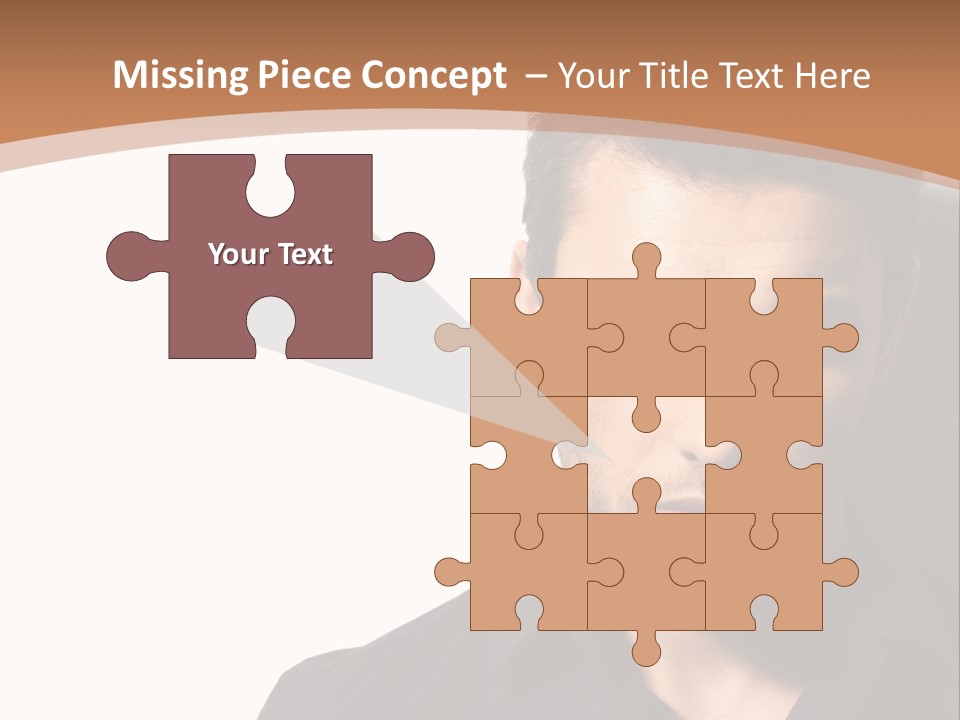 A Man In A Black Shirt Is Looking At The Camera PowerPoint Template