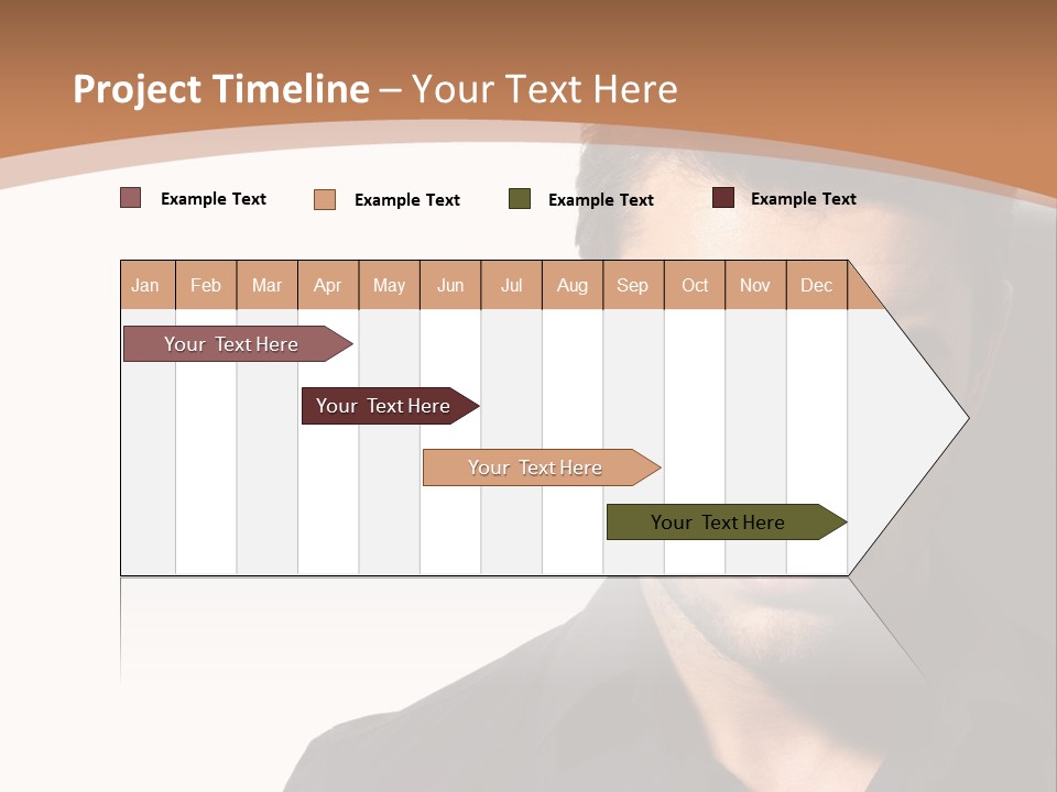 A Man In A Black Shirt Is Looking At The Camera PowerPoint Template
