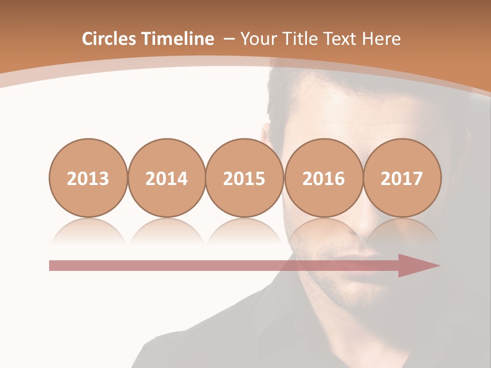 A Man In A Black Shirt Is Looking At The Camera PowerPoint Template