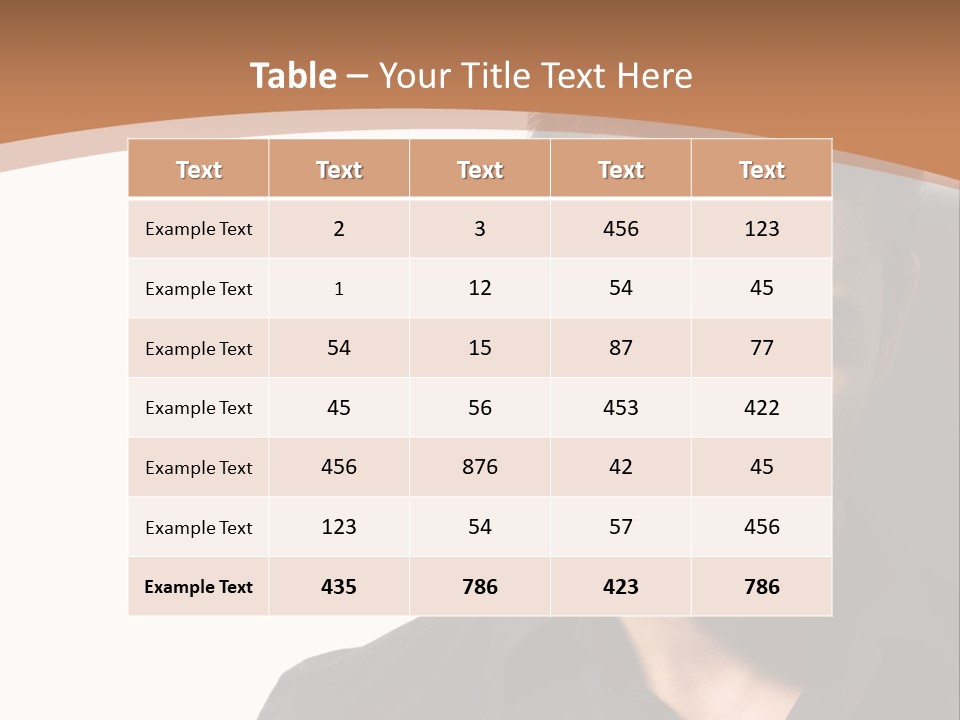 A Man In A Black Shirt Is Looking At The Camera PowerPoint Template