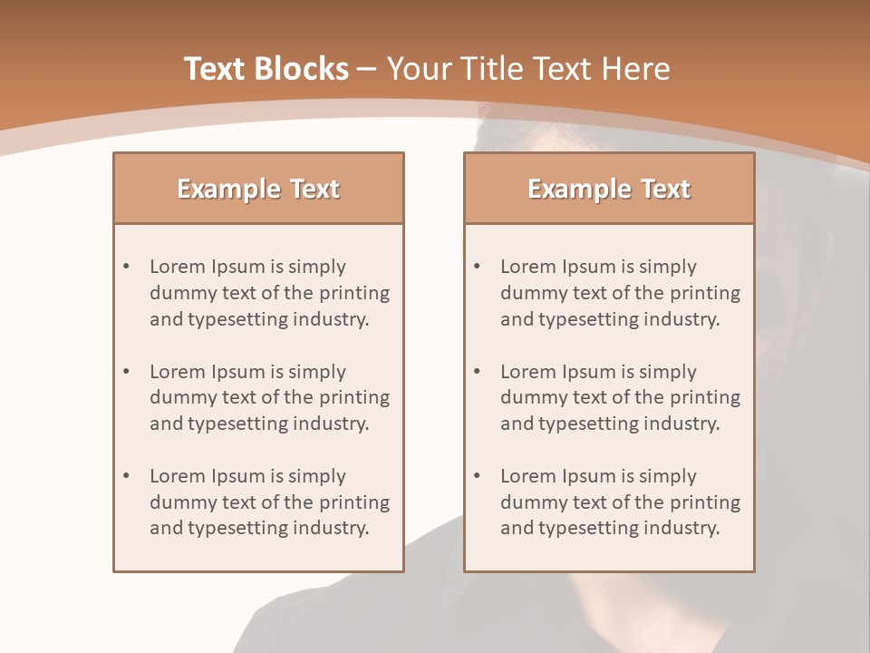 A Man In A Black Shirt Is Looking At The Camera PowerPoint Template