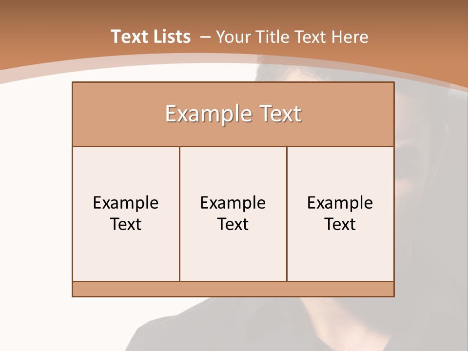A Man In A Black Shirt Is Looking At The Camera PowerPoint Template