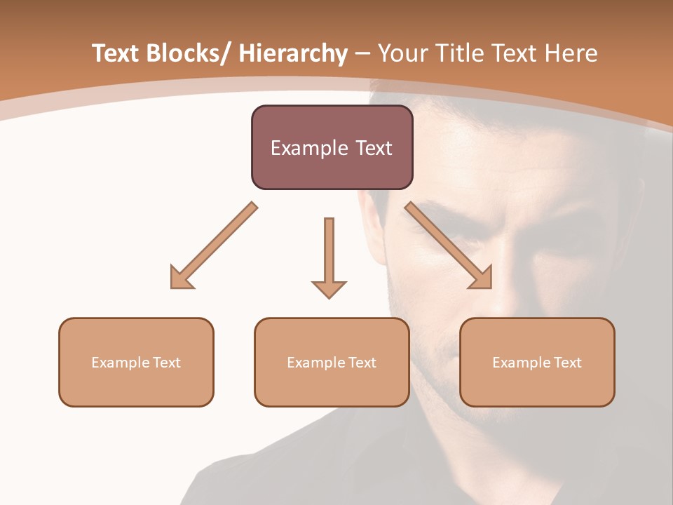 A Man In A Black Shirt Is Looking At The Camera PowerPoint Template
