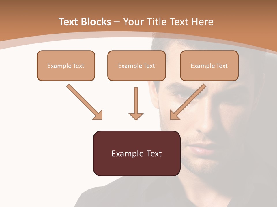 A Man In A Black Shirt Is Looking At The Camera PowerPoint Template