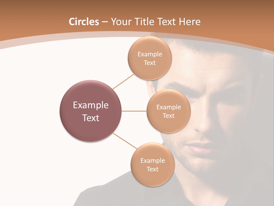 A Man In A Black Shirt Is Looking At The Camera PowerPoint Template