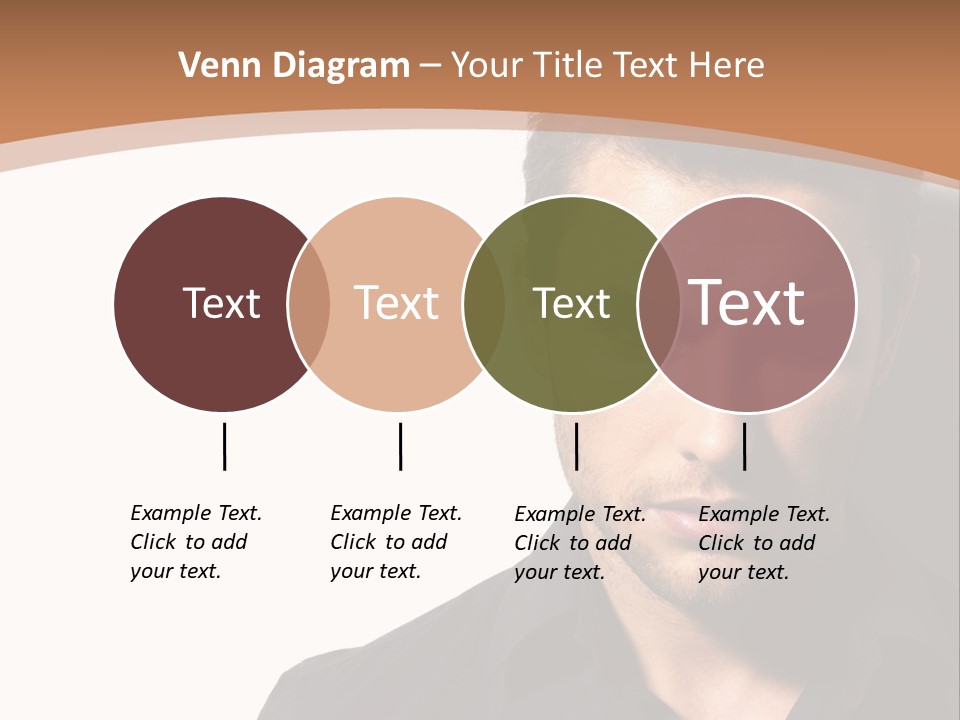 A Man In A Black Shirt Is Looking At The Camera PowerPoint Template