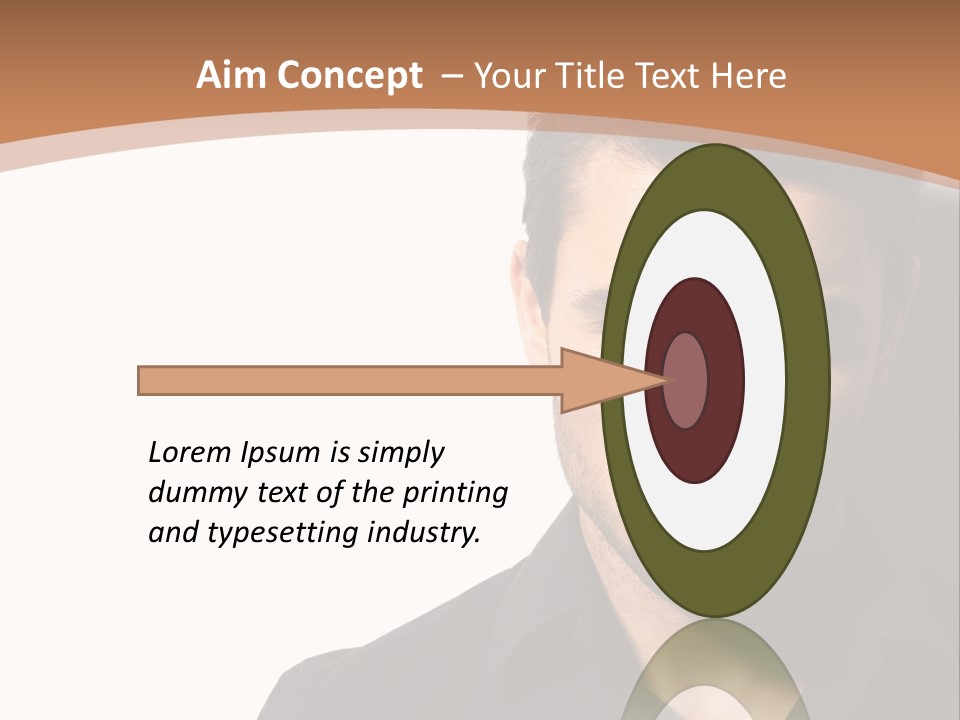 A Man In A Black Shirt Is Looking At The Camera PowerPoint Template