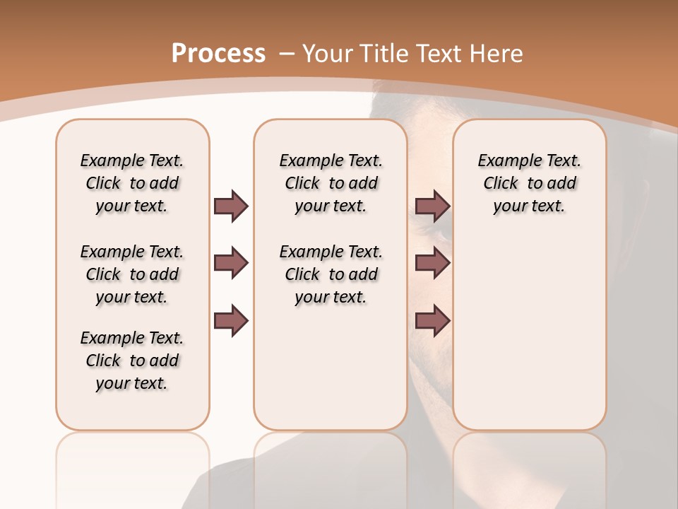 A Man In A Black Shirt Is Looking At The Camera PowerPoint Template