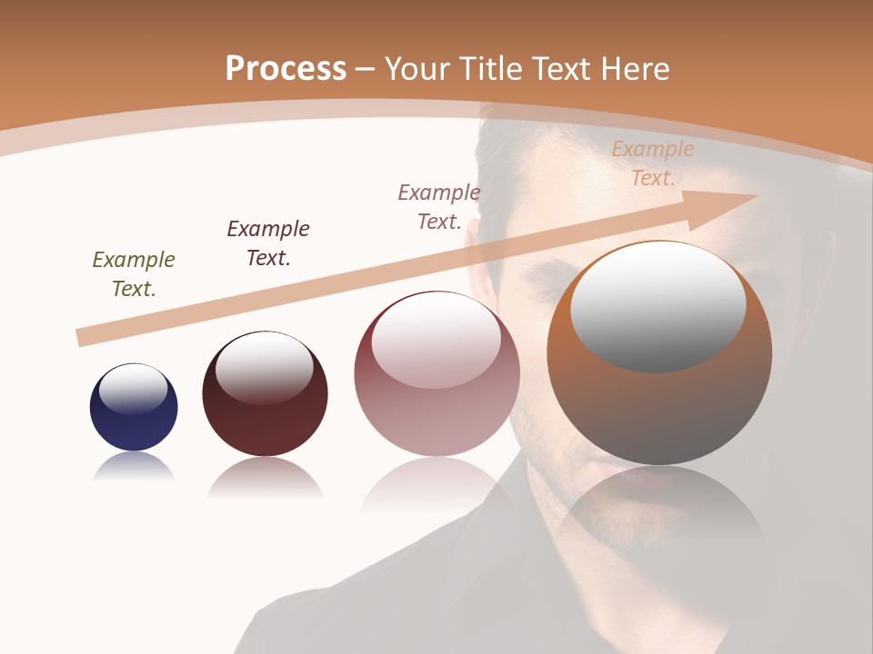 A Man In A Black Shirt Is Looking At The Camera PowerPoint Template