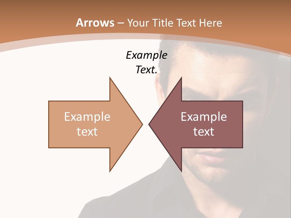 A Man In A Black Shirt Is Looking At The Camera PowerPoint Template